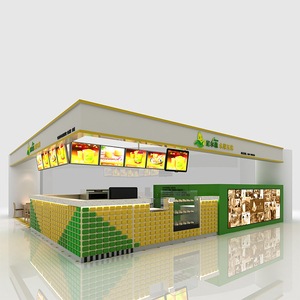 Por Encargo de comida del <span class=keywords><strong>Centro</strong></span> Comercial <span class=keywords><strong>Cafetería</strong></span> Quiosco Bar de Zumos Kiosco Para La Venta - Product Image 2