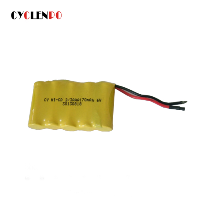 Ni-cd 2/3AAA170mah 6V nicd перезаряжаемый аккумулятор