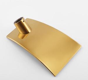 Nuovo Disegno di Vendita Calda Bagno Spazzolato Oro Cascata A Parete Rubinetto Del Bacino - Product Image 5