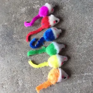 Mini souris en peluche pour animaux de compagnie, jouets pour chats, bruissement, jouets