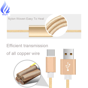 Top vente câble <span class=keywords><strong>USB</strong></span> Type C tressé en Nylon 2M/6FT 3A câble de données de connecteur en métal de charge rapide Compatible pour <span class=keywords><strong>Samsung</strong></span> <span class=keywords><strong>S8</strong></span>/<span class=keywords><strong>S8</strong></span> + Google - Product Image 3