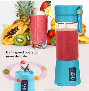 Nuevo Modelo de acero inoxidable versión mejorada 6 cuchillas Blender USB recargable taza exprimidor Venta caliente en <span class=keywords><strong>Amazon</strong></span> - Product Image 2