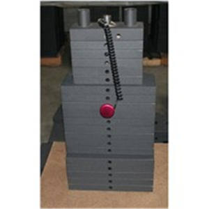 Plaques de poids rectangulaires, boitier en acier inoxydable, poids de 10kg 20kg - Product Image 4