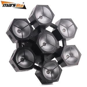 Yeni led DJ bar ışığı 7 kafaları 40w rgbw kar yaprakları cob led dmx sahne kör lamba - Product Image 3