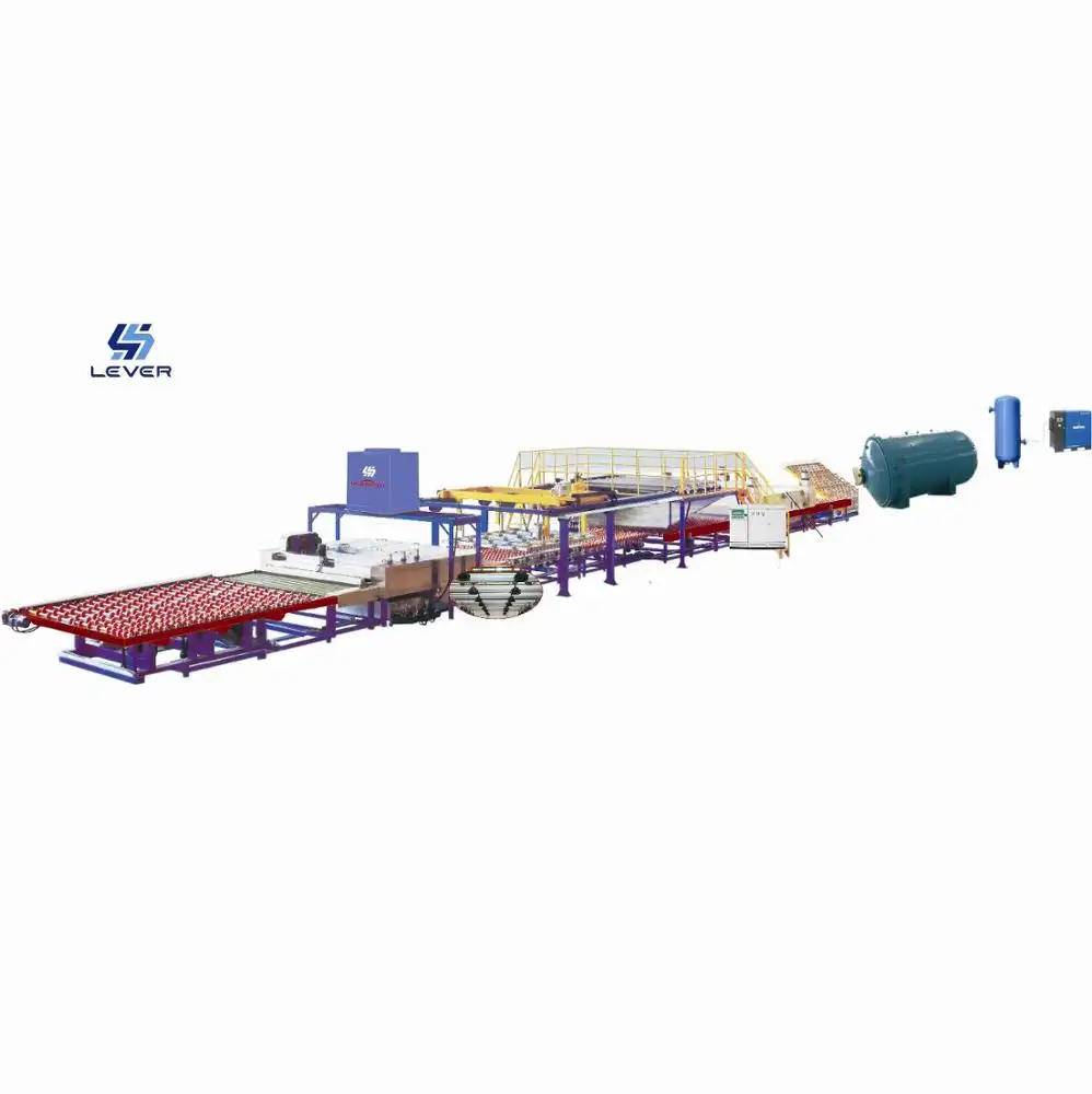 Full Automatic Flat Glass Laminating Line with air tank autoclave system