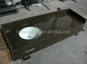 Plan de travail de salle de bain en granit noir de Chine - Product Image 2