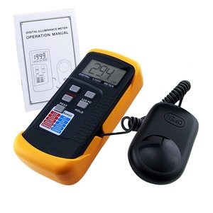 Medidor de Luz Digital de Lujo/Probador de 200k Lux, Fotocélula LCD - Product Image 2