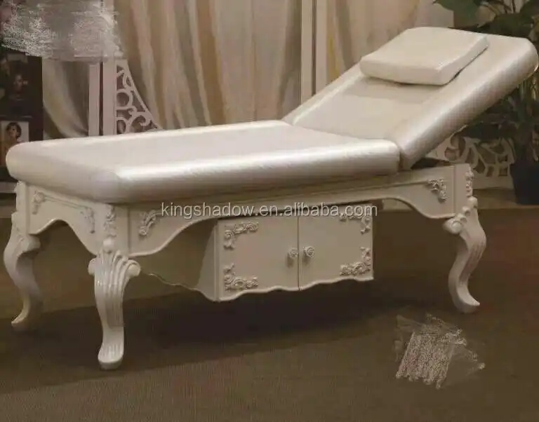Kingshadow โต๊ะนวดแผนไทย,เก้าอี้นวดหน้าขาวไฟฟ้าเสริมสวยเตียงแบบยุโรปสีขาวโต๊ะนวดเตียง