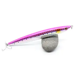 En gros Haute Qualité Wobbler 4 Couleurs 10.5 cm 27g Appât Dur Crayon Pêche Lurs Basse Frais D'eau Salée 4 # Crochets VMC