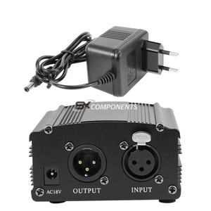 Microfono <span class=keywords><strong>Bm</strong></span> 800 con alimentatore Phantom 48V, adattatore e cavo audio XLR, microfono XLR per microfono a condensatore, microfono per karaoke - Product Image 2