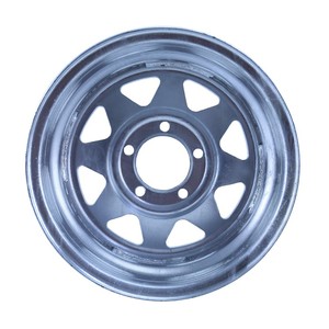 Jante de remorque en acier inoxydable, remorque de roue avec une taille de 13 14 15 16 pouces, offre spéciale - Product Image 6