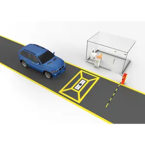 Uvss Mobile Under Vehicle Inspection Surveillance System AT3300 SAFEWAY System bereich-25 Grad bis 70 Grad Line Scanning