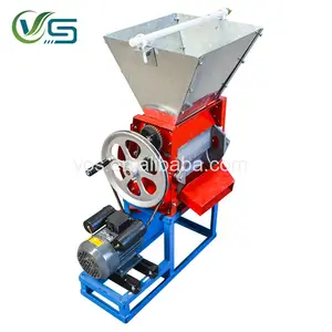 Benzinli motor taze kahve fasulye soyma kağıt hamuru depulper makinesi