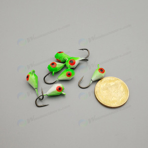 Tête plombée de haute qualité pour <span class=keywords><strong>la</strong></span> pêche sur glace, leurre pour attraper des poissons, couleurs au plomb, 1 unité - Product Image 3