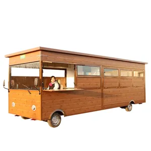 OEM 7M Panjang Kapasitas Besar Fast Food Vending <span class=keywords><strong>Cart</strong></span> Sarapan Listrik Snack Vending Truck Dijual Eropa Es Krim Kios - Product Image 1
