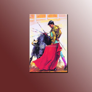 Recién llegado, la pintura al óleo taurina española hecha a mano más Popular sobre lienzo, retrato taurino, pintura <span class=keywords><strong>de</strong></span> pared - Product Image 5