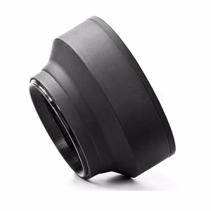 Pare-soleil multifonction en caoutchouc grand angle pour objectif 52 mm, 55 mm, 58 mm, 62 mm, pare-soleil 3 en 1 - Product Image 4