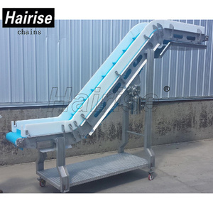 El ascensor de grado de alimentos Z cubo Vertical altas vuelo ajustable inclinado cinta transportadora - Product Image 6