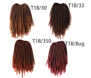 ขายร้อนฮูโต๋ผมสิ่งที่แนบมาฤดูใบไม้ผลิ twist crochet hair - Product Image 4