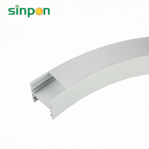 Nova Circular caixa de alumínio canal de montagem de superfície perfis em alumínio para led flexível luz de tira e levou bar - Product Image 5
