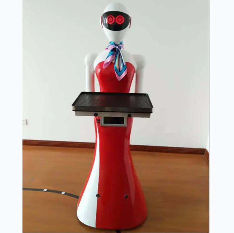 Commercio all'ingrosso di 1.4 metro Intelligente robot shell Ristorante Cameriere robot shell Personalizza thermoformed guscio di plastica