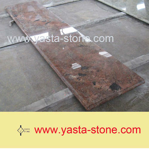 Nhà Bếp Đá Đỏ Juparana Bordeaux Đỉnh Đảo Đá Hoa Cương - Product Image 5