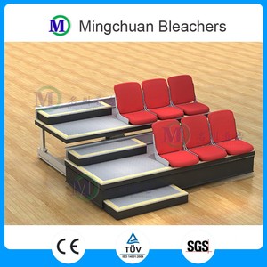 <span class=keywords><strong>MCTB</strong></span>-302F Célébration gradins rétractables tribune gradins avec pliable de luxe chaises sur système télescopique d'allocation des places - Product Image 2