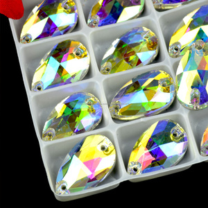 Lágrima cristal <span class=keywords><strong>AB</strong></span> cose en el rhinestone - Product Image 1