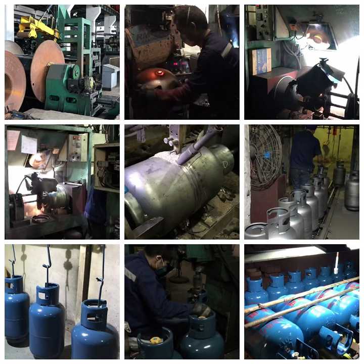 DOT Standard DOT4BW 10 Gallonen 40lb vertikale Propangas flasche für Privathaus halte