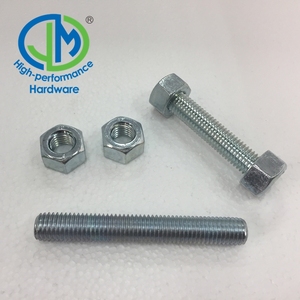 Lớp 10.9 Mạ Kẽm ASTM A193 B16 M19 <span class=keywords><strong>M24</strong></span> A193 B8 <span class=keywords><strong>Stud</strong></span> <span class=keywords><strong>Bolt</strong></span> Và Nut - Product Image 4