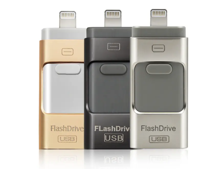 แฟลชไดรฟ์ Usb Istick 64 Gb,แฟลชไดรฟ์ Usb OTG 64 GB OTG แฟลชไดรฟ์ USB สำหรับมือถือ iPad IPod