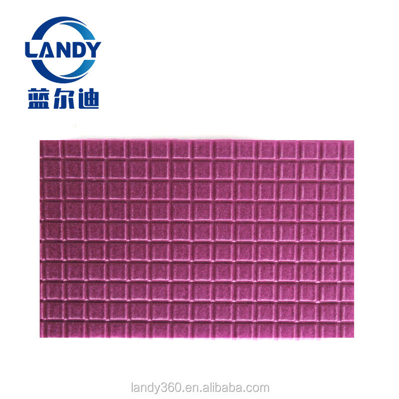 Cubierta de piscina rosa