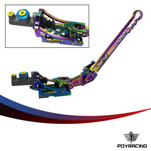 PQY STORE- Universal Jdm hydraulique Horizontal <span class=keywords><strong>rallye</strong></span> drift e-brake Lever frein à main NEO CHROME - Product Image 1