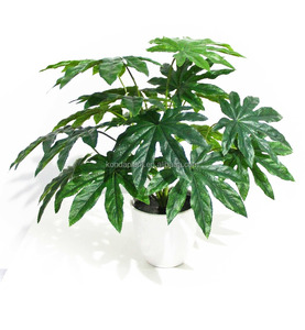 <span class=keywords><strong>En</strong></span> plastique artificielle grand vert <span class=keywords><strong>quitte</strong></span> la <span class=keywords><strong>maison</strong></span> décoration artificielle feuilles - Product Image 1