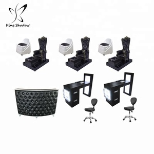 Tavoli <span class=keywords><strong>tavolo</strong></span> manicure del <span class=keywords><strong>salone</strong></span> del chiodo di <span class=keywords><strong>vetro</strong></span> di stile di modo con collettore di polveri - Product Image 1