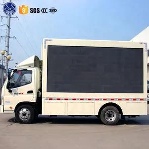 Digital Roadshow Vehicle Foton Small Size P4/P5/P6 LED Billboard Truck