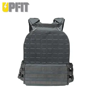 2018 Phổ Biến 600D Polyester Đen Điều Chỉnh Cross Fit Trọng Lượng Vest