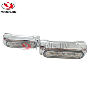 Chrome Moto Route Bar Lumière Switcback LED <span class=keywords><strong>Clignotants</strong></span> Lumière Accident Bars Pour <span class=keywords><strong>Harley</strong></span> Touring pour victoire moto - Product Image 1
