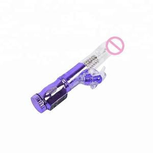 Juguete del sexo del vibrador del consolador G Spot estimulador delfines Barra del grano - Product Image 1