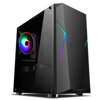 Disesuaikan Desain Transparan M-ATX Casing Komputer