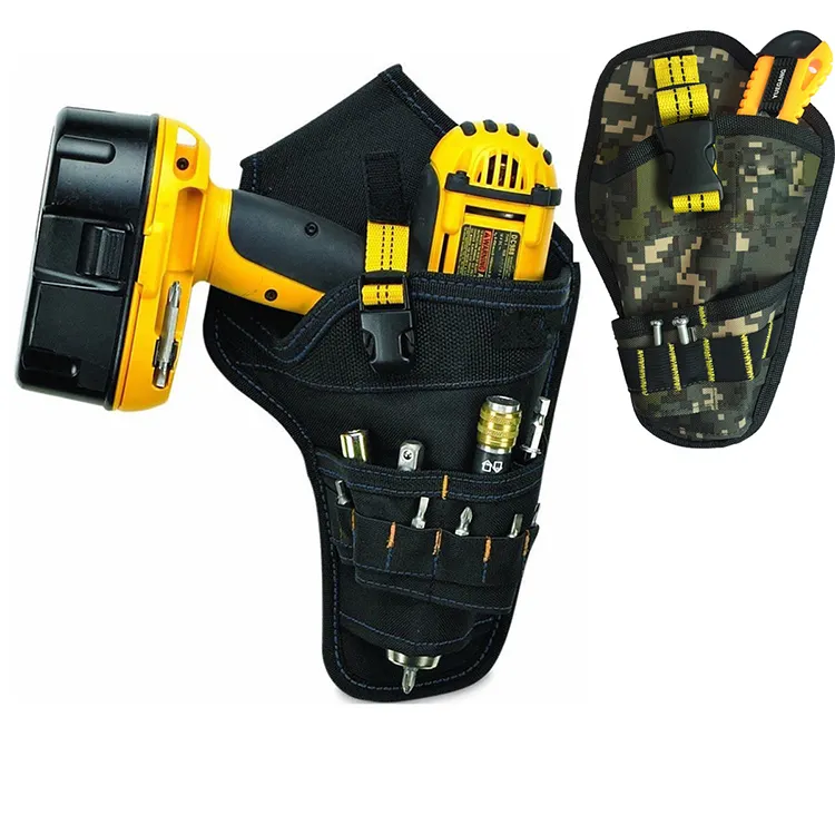 Waist band electric drill tool bags for electrical tool