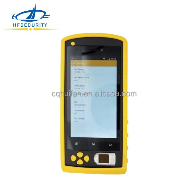 FP05 HFSecurity 4G Wifi Емкость отпечаток пальца Ручной терминал распродажа