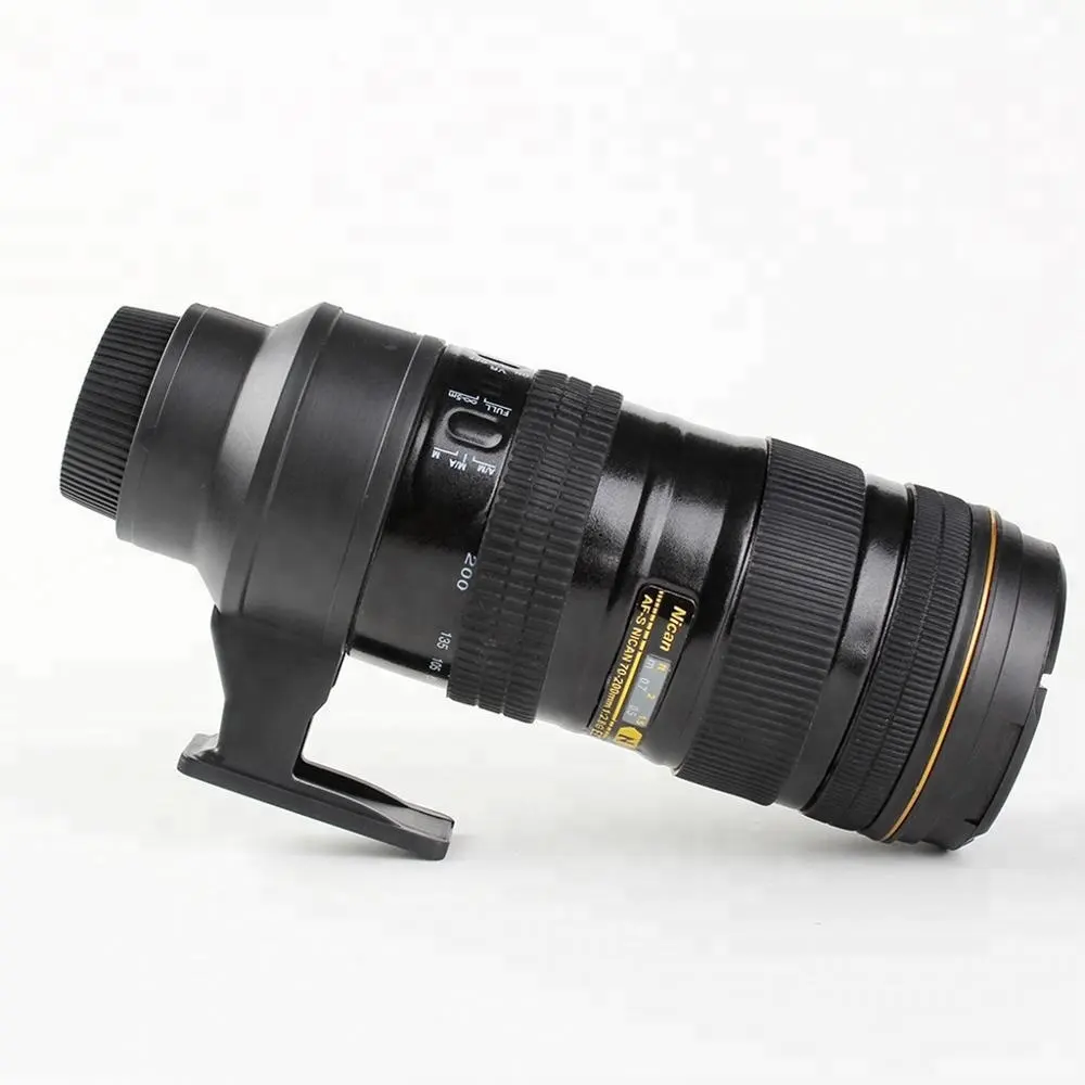 Garrafa térmica de aço inoxidável, lente de câmera de logotipo personalizada promocional