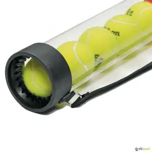 Bola de tênis de plástico pegar tubo