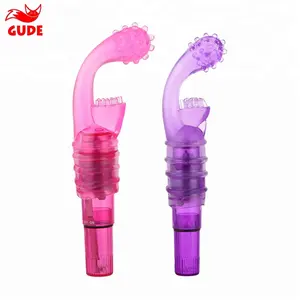 Masturbation Finger Vibrator Clit and G-spot Orgasm Squirt Massager Brush AV Vibrating Stick Sex Toys for Women