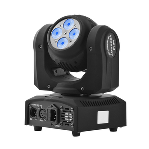 <span class=keywords><strong>4X10W</strong></span> Rửa 10W Chùm Tia Kép RGBW 4in1 Mini <span class=keywords><strong>LED</strong></span> Di Chuyển Đèn Pha - Product Image 1