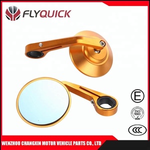 Miroir universel <span class=keywords><strong>de</strong></span> <span class=keywords><strong>guidon</strong></span> <span class=keywords><strong>de</strong></span> moto CNC, 2 pièces, en Aluminium, haute qualité, Micro-barre, universel, - Product Image 5