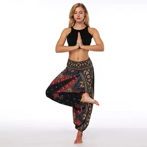 Bamboe Kleding Groothandel Vrouwen Loose Fit Harem Yoga Broek