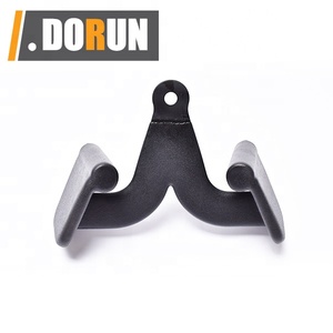 Tricep Press Down LAT <strong>Pulldown</strong> Attachment, Weight Machine Accessories, <strong>V</strong> <strong>Handle</strong> with Neoprene Coating - Product Image 3