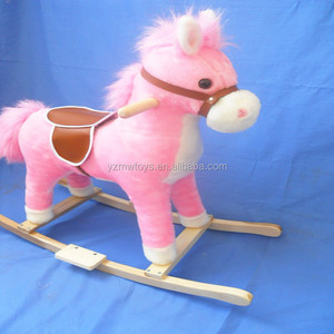 CE calificado boca movimiento Tail sacudiendo <span class=keywords><strong>caballo</strong></span> relinchando felpa Musical mecedora <span class=keywords><strong>caballo</strong></span> <span class=keywords><strong>de</strong></span> juguete - Product Image 6